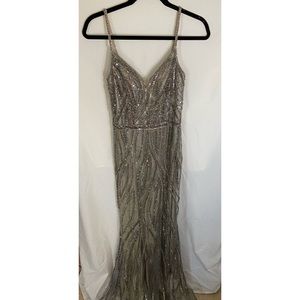 Elegant Rhinestone Gown